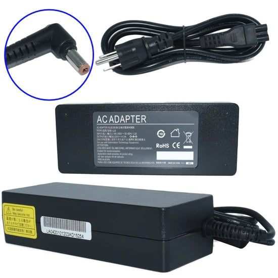 Cargador / Adaptador para Laptop AC-LENOVO-CAFE GENERICO de 90W 20V 4.5A (5.5*2.5 punta café) - Cargador / Adaptador para Laptop AC-LENOVO-CAFE GENERICO de 90W 20V 4.5A (5.5*2.5 punta café) -